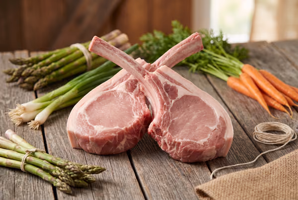 Porc cote a/manchon