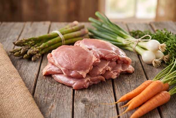 Poulet haut de cuisse désossée cong
