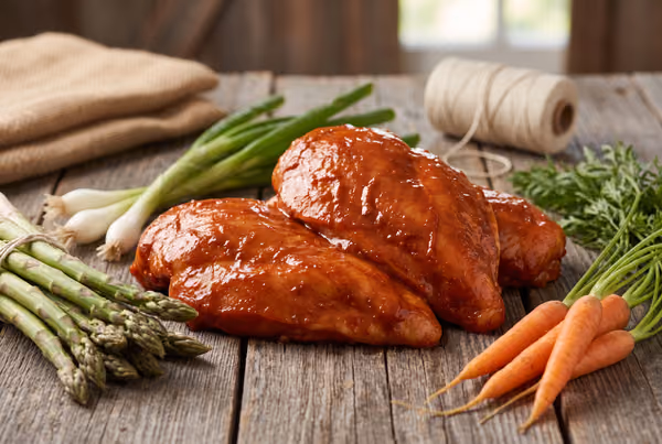 Poulet poitrine marine BBQ