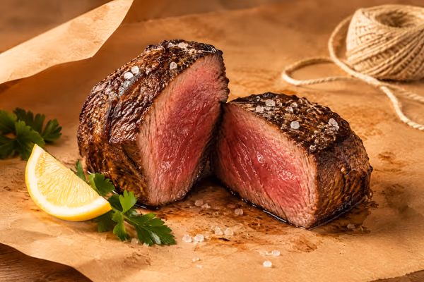 Steak de surlonge (coupe baseball), une fois apprêté