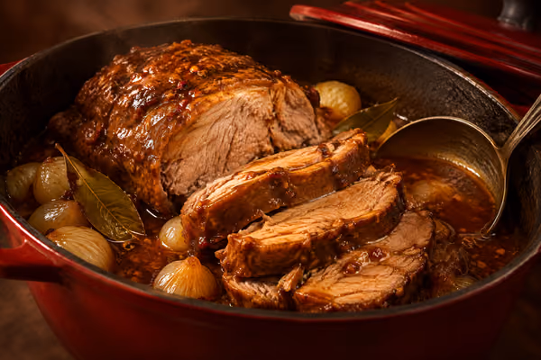 Filet de porc érable/poivre/chipotlé, une fois apprêté